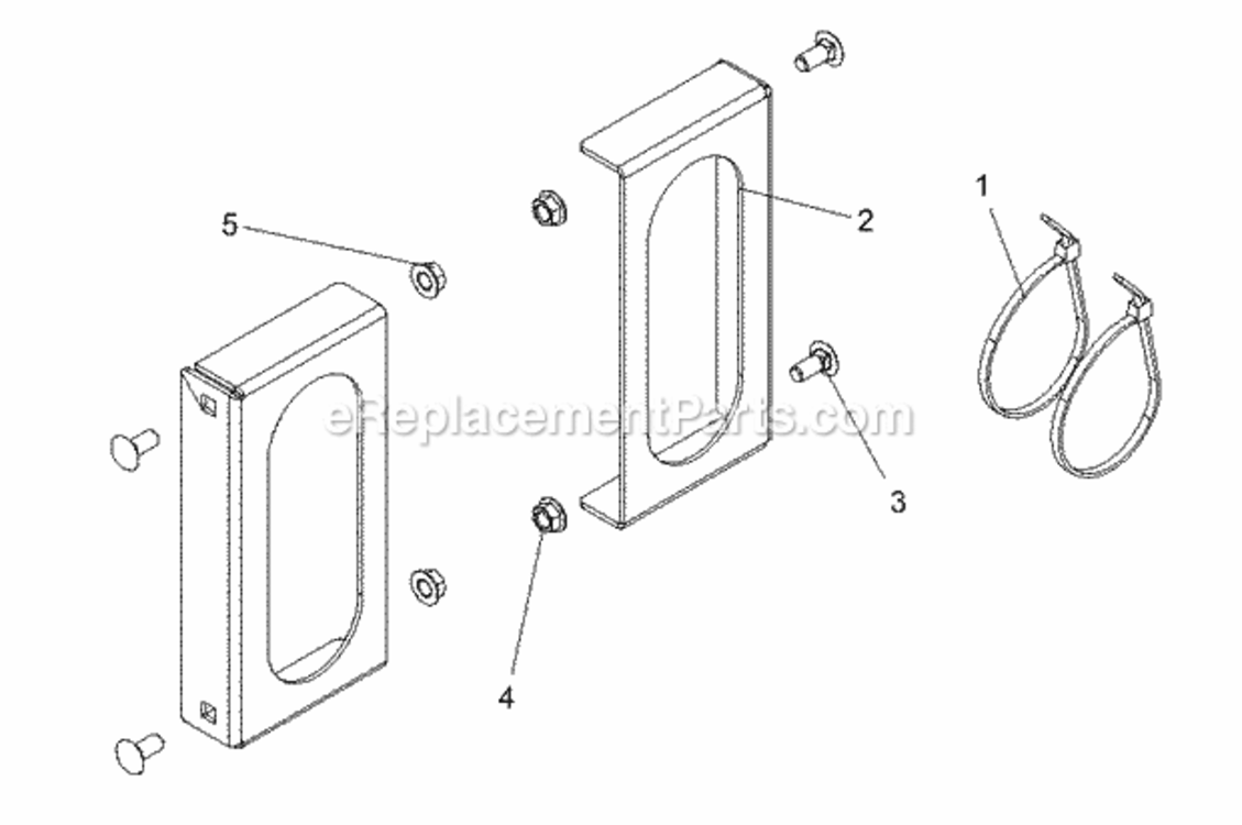 Brake_Light_Bracket_Kit Diagram and Parts List for 917011 000101- Ariens Log Splitter