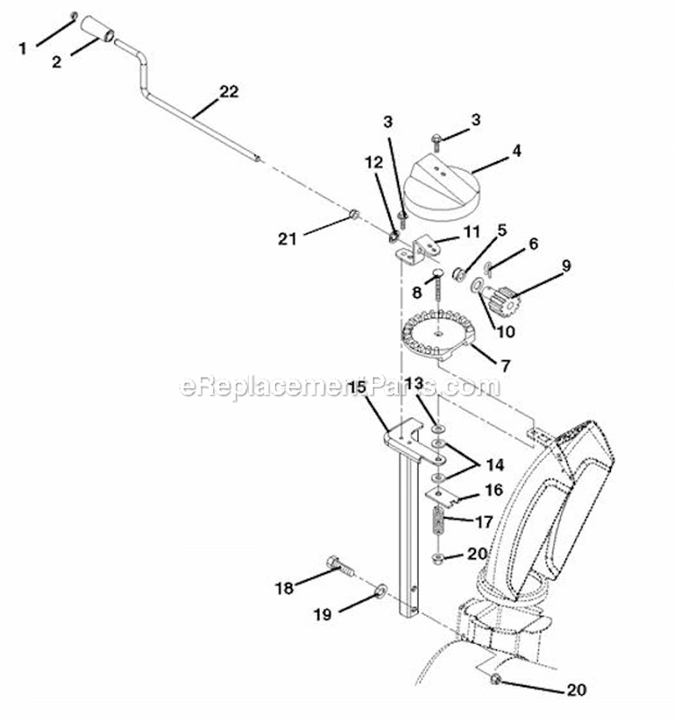 Page C Diagram and Parts List for 920400 000101 Ariens Snow Blower