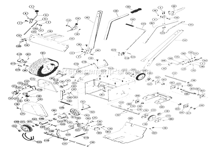 Tractor Parts List Diagram and Parts List for 922006 000101 Ariens Snow Blower