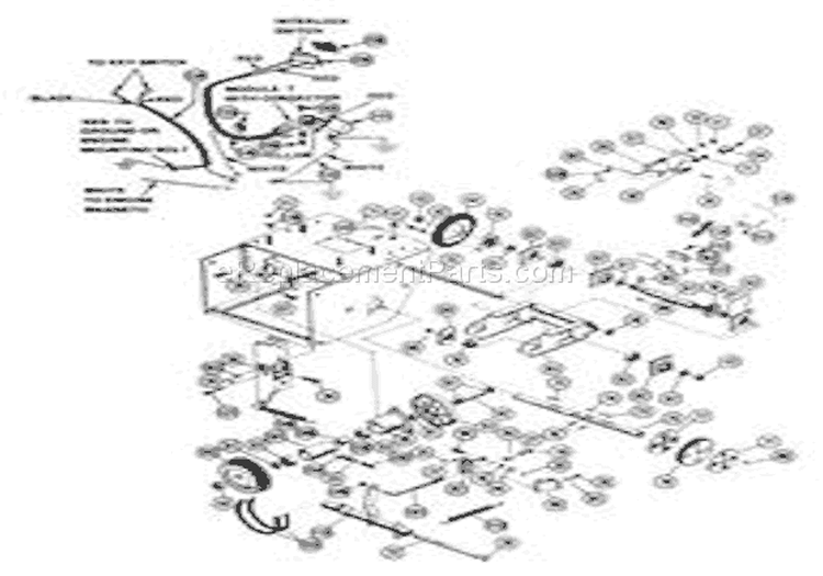 Tractor Drive Parts List Diagram and Parts List for 922022 000101 Ariens Snow Blower