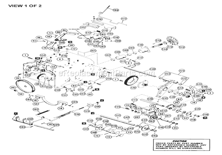 Tractor Parts Diagram and Parts List for 924020 000101 Ariens Snow Blower