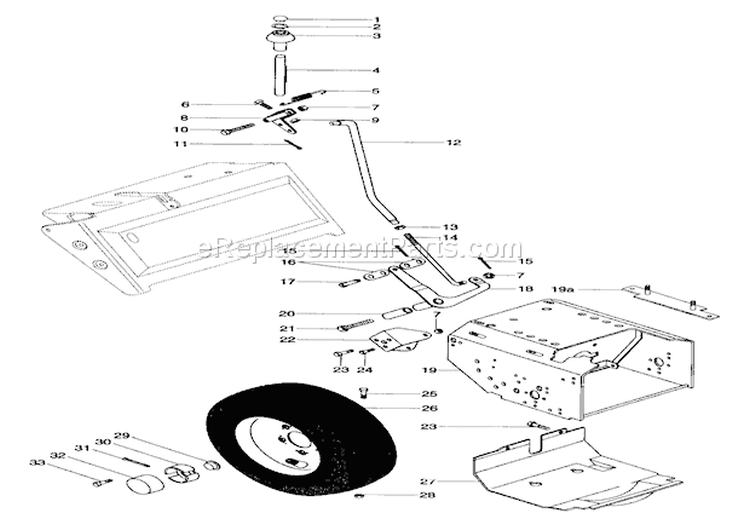 Page J Diagram and Parts List for 924080 000101 Ariens Snow Blower