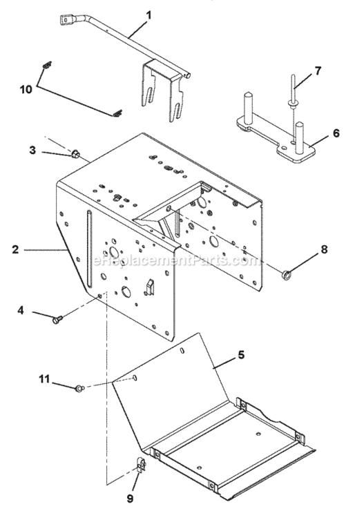 Page J Diagram and Parts List for 926057 000101- Ariens Power Broom