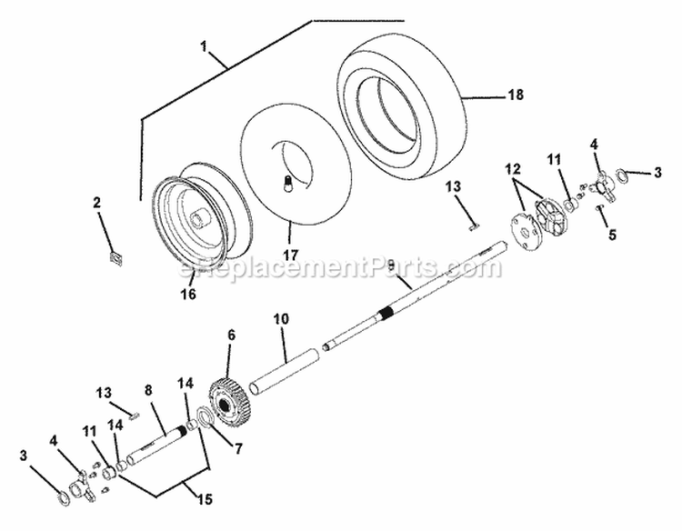 Speed Selector And Frame Diagram and Parts List for 926300 000260 Ariens Snow Blower