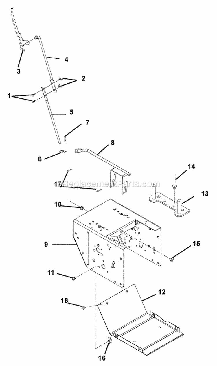 Reduction Drive Diagram and Parts List for 926301 002001 Ariens Snow Blower