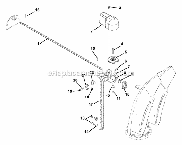 Decals Diagram and Parts List for 926300 000260 Ariens Snow Blower