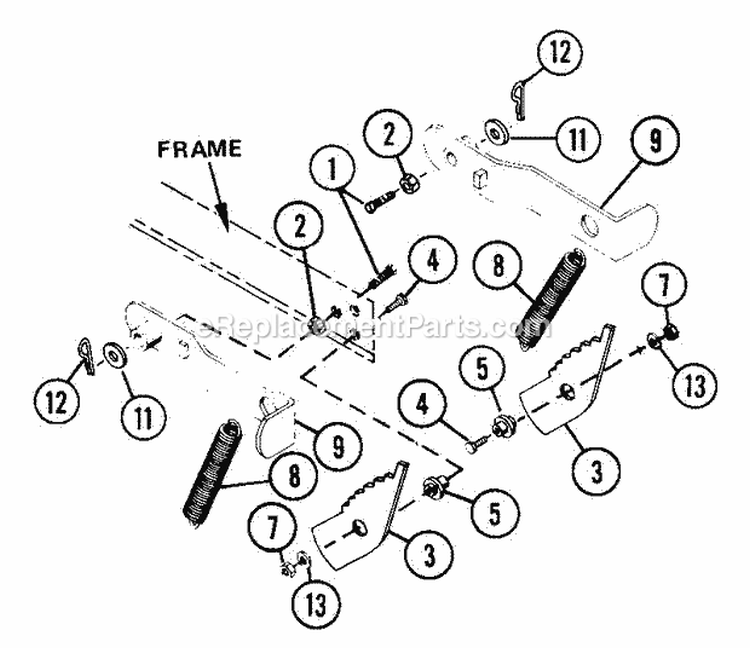 Page Aj Diagram and Parts List for 931019 000101 Ariens Lawn Tractor