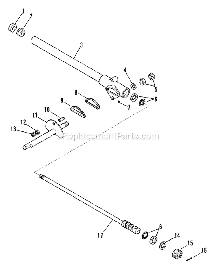 Page T Diagram and Parts List for 931019 006501 Ariens Lawn Tractor