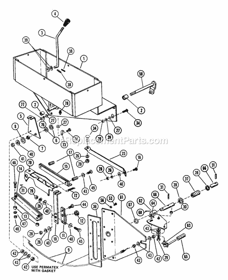 Hydrostatic Controls And Console Late Models Diagram and Parts List for 931022 000101 Ariens Lawn Tractor