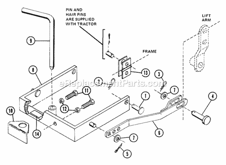 Page Z Diagram and Parts List for 931015 000101 Ariens Lawn Tractor