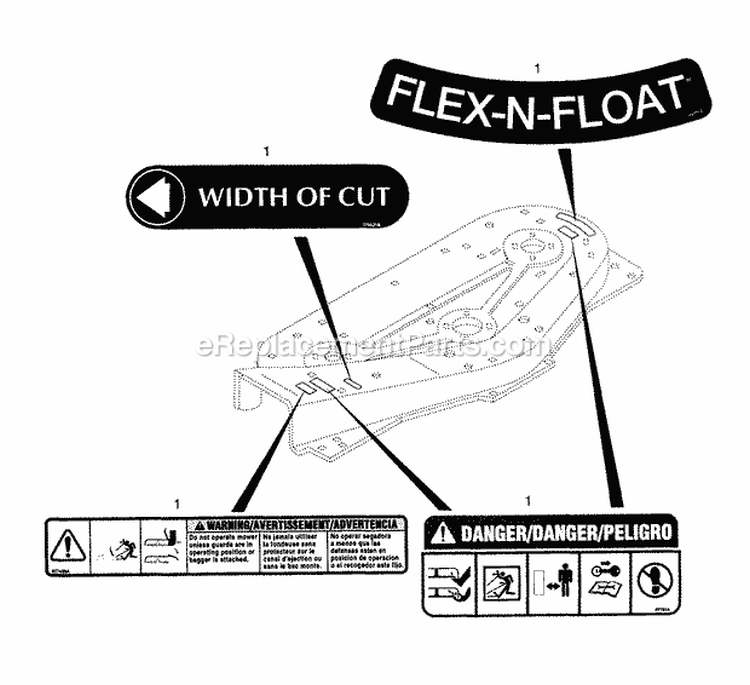 Page AB Diagram and Parts List for 931019 006501 Ariens Lawn Tractor