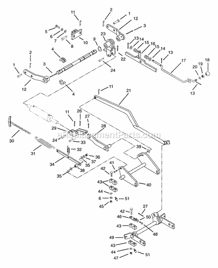 Rear Axle Diagram and Parts List for 931302 000126 Ariens Lawn Tractor