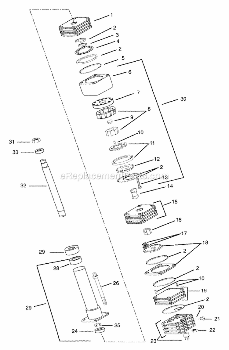 Page Q Diagram and Parts List for 931302 000126 Ariens Lawn Tractor