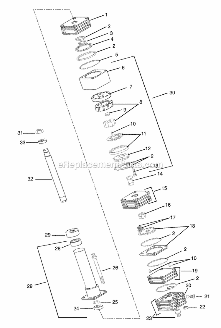 Page R Diagram and Parts List for 931303 000101 Ariens Lawn Tractor