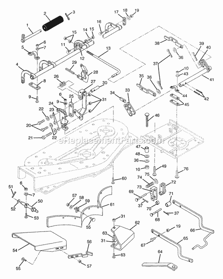 Page AA Diagram and Parts List for 931303 000101 Ariens Lawn Tractor