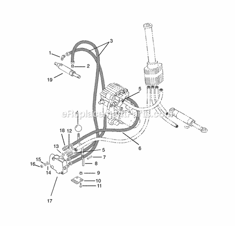 Lift System Rock Shafts Diagram and Parts List for 931303 000101 Ariens Lawn Tractor