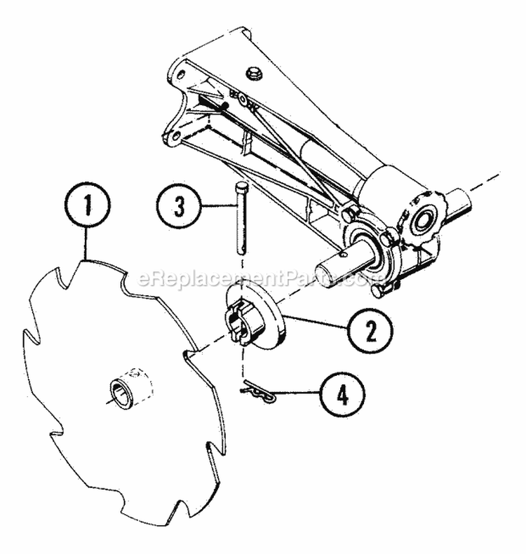 Lawn Edger Kit Diagram and Parts List for 932006 058301 Ariens Snow Blower