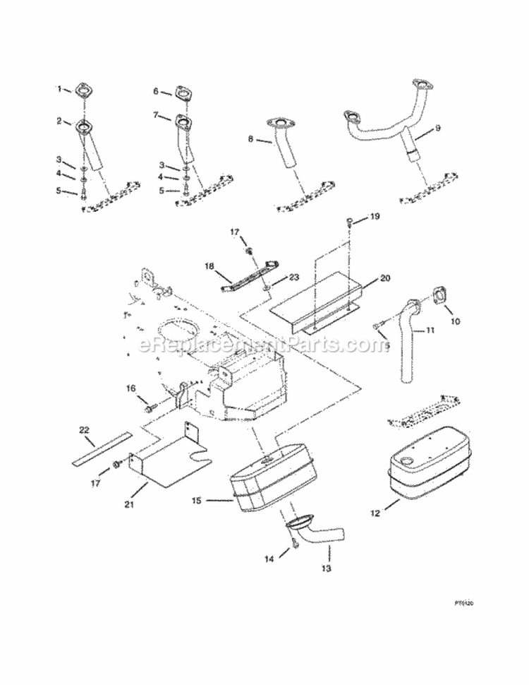 Rear Wheel & Hydro Drive Diagram and Parts List for 936019 000901 Ariens Lawn Tractor