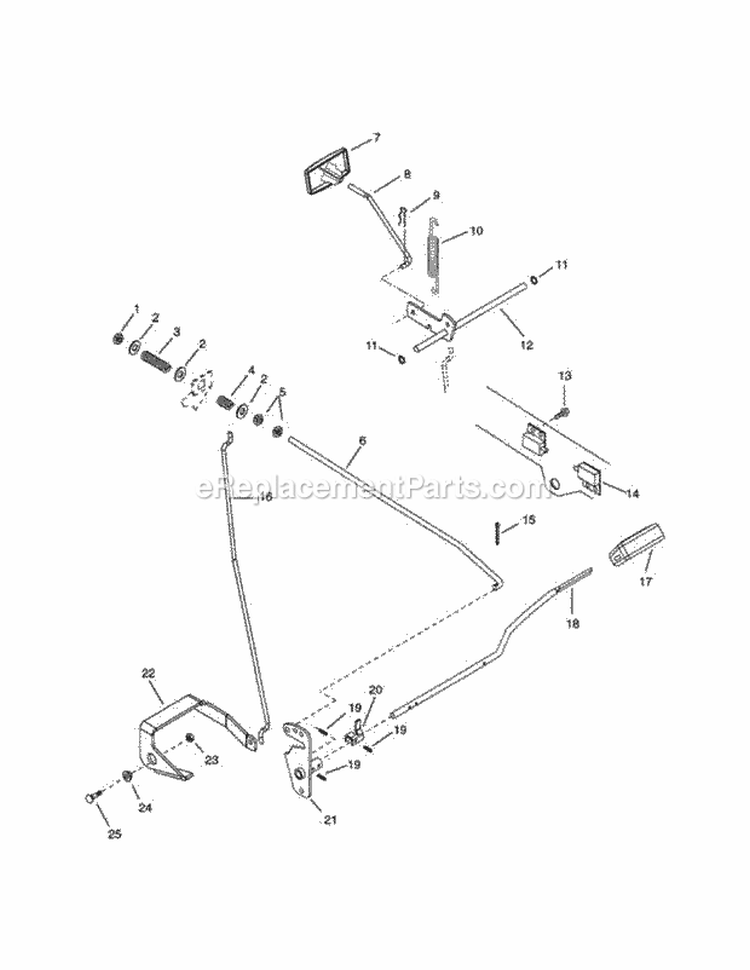 Clutch & Brake - Hydro Diagram and Parts List for 936019 000101 Ariens Lawn Tractor