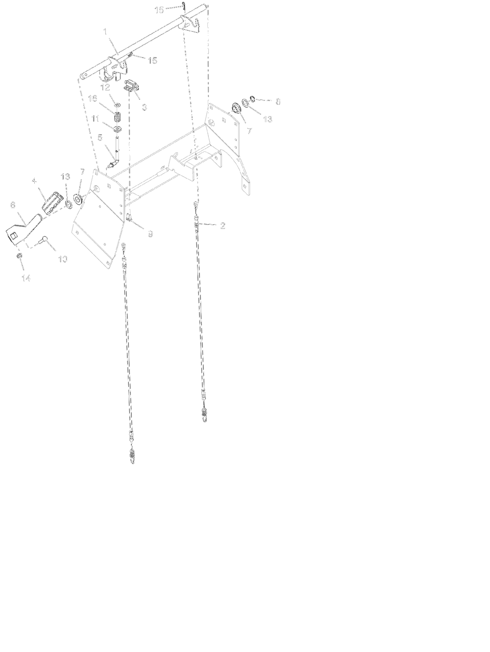 Park Brake Diagram and Parts List for 994302 000101 + Ariens Lawn Tractor Accessories