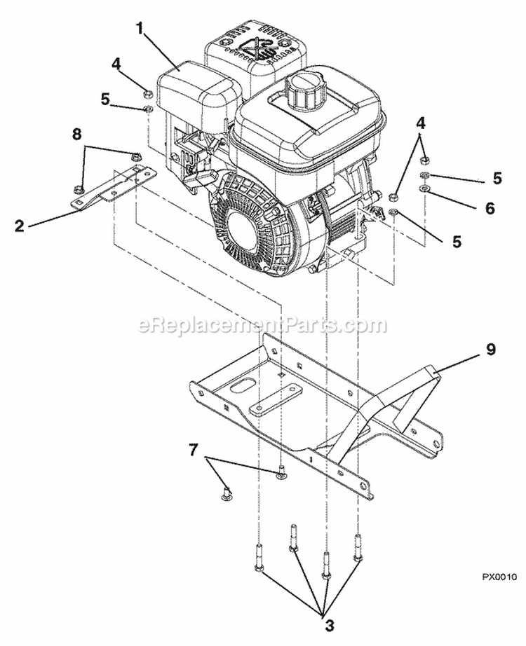 Handlebars, Controls And Wheels Diagram and Parts List for 986101 000101 Ariens Edger