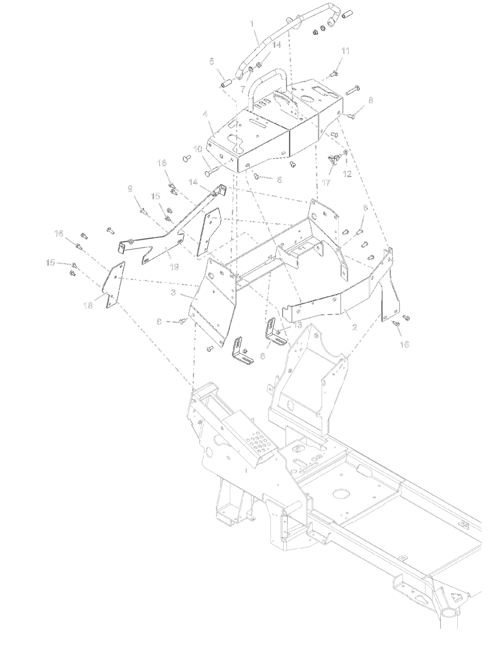 Tower And Dash Diagram and Parts List for 994302 000101 + Ariens Lawn Tractor Accessories