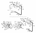 Electrical System Diagram and Parts List for 925003 000001 Ariens Lawn Tractor