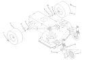 Wheels Diagram and Parts List for 911371 000101-012999 Ariens Lawn Mower