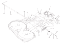 Transmission & Drive Diagram and Parts List for 911371 000101-012999 Ariens Lawn Mower