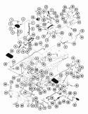 Control Linkage Assembly Diagram and Parts List for 912005 000101 Ariens Lawn Tractor
