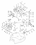 Rotary Mower Linkage Diagram and Parts List for 912011 000101 Ariens Lawn Tractor