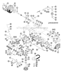 Part Location Diagram of 52503800 Ariens L.H. Axle Assembly.(Includes bushings,