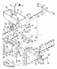 Part Location Diagram of 06400300 Ariens DISCONTINUED
