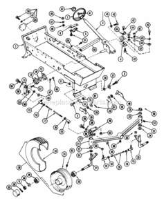 Frame, Steering, Front Wheel Diagram and Parts List for 931026 000101 Ariens Lawn Tractor