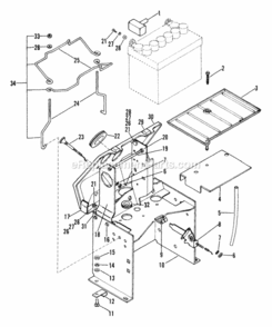 Part Location Diagram of 06506600 Ariens Nut-Lk-Nyl .250-20 Pl