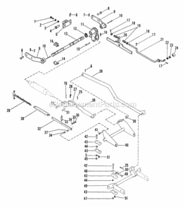 Part Location Diagram of 05904600 Ariens Blt-Hex .25-20 X 2.25 Gr 2
