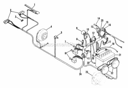 Part Location Diagram of 07846000 Ariens 
