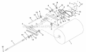 Brush Frame Diagram and Parts List for 932514 000101 Ariens Snow Blower