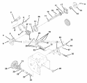 Engine And Belt Drive Diagram and Parts List for 932514 000101 Ariens Snow Blower