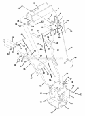 Friction Drive Diagram and Parts List for 932514 000101 Ariens Snow Blower