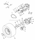 Part Location Diagram of 03438600 Ariens Wheel Hub