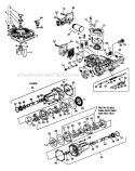 Hydro Transaxles Models 751 & 851 Diagram and Parts List for 934007 000101 Ariens Lawn Tractor