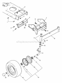 Front Axle Diagram and Parts List for 934020 000101 Ariens Lawn Tractor