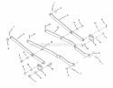 Hanger Arm Diagram and Parts List for 934025 000101 Ariens Lawn Tractor