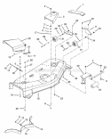 Part Location Diagram of 01534100 Ariens Bracket, Left Rear