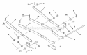 Hanger Arm Diagram and Parts List for 934027 000101 Ariens Lawn Tractor