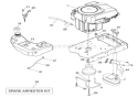 Part Location Diagram of 21546606 Ariens Pulley.Engine.5.0.P.D.