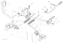 Mower Lift Diagram and Parts List for 936043 000101 Ariens Lawn Tractor