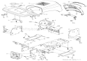 Chassis Diagram and Parts List for 936046 000101 Ariens Lawn Tractor