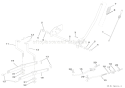 Mower Lift Diagram and Parts List for 936046 000101 Ariens Lawn Tractor